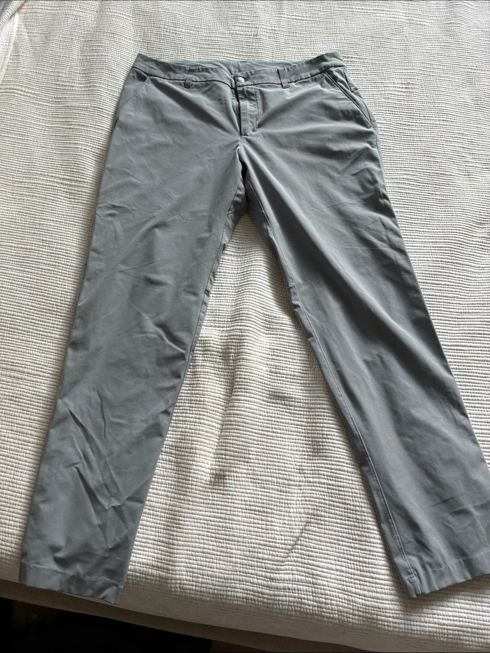 lululemon athletica Men's Slate Gray Chino-Style Pants